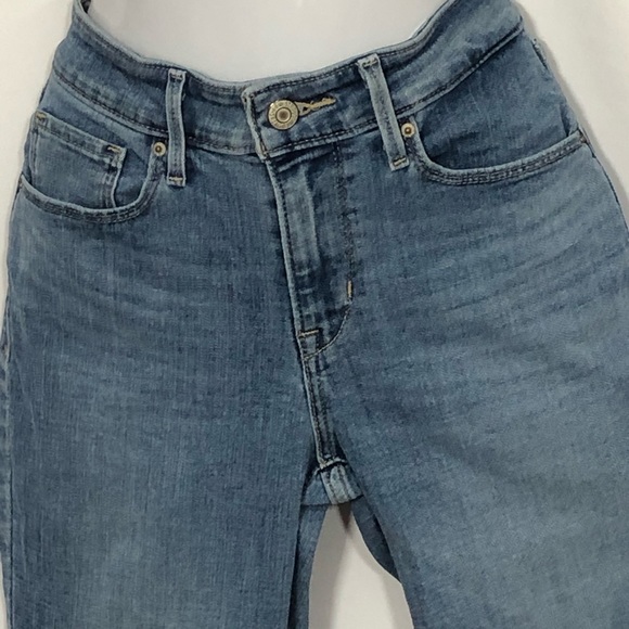 LEVI’S mid rise skinny 5 pocket style blue jeans - Picture 2 of 11